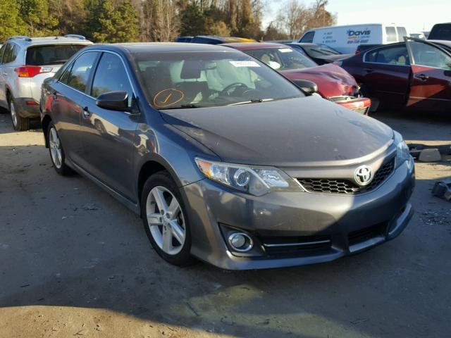 4T1BF1FKXDU705162 - 2013 TOYOTA CAMRY L GRAY photo 1