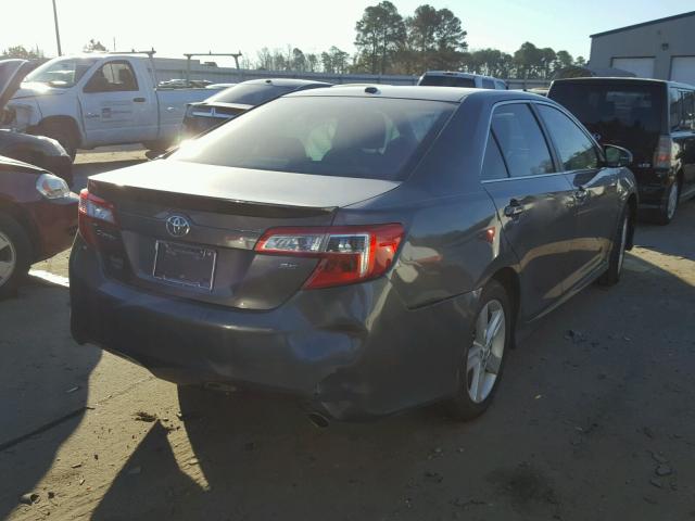 4T1BF1FKXDU705162 - 2013 TOYOTA CAMRY L GRAY photo 4