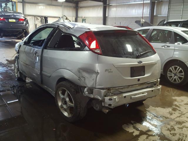 3FAHP39523R162611 - 2003 FORD FOCUS SVT SILVER photo 3