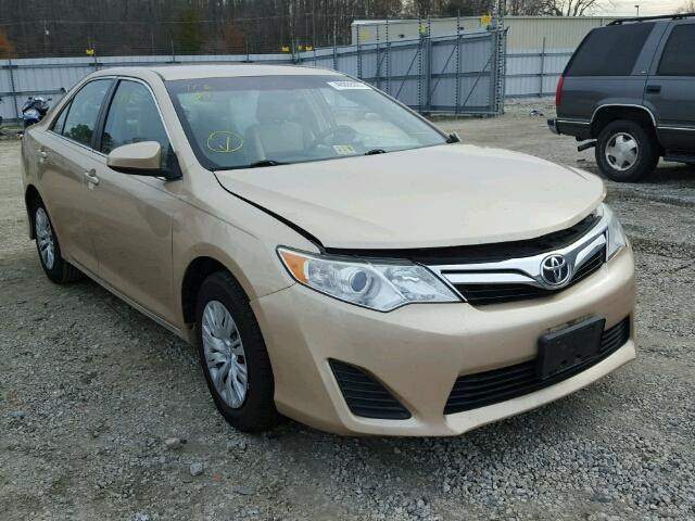 4T4BF1FK6CR189032 - 2012 TOYOTA CAMRY BASE TAN photo 1