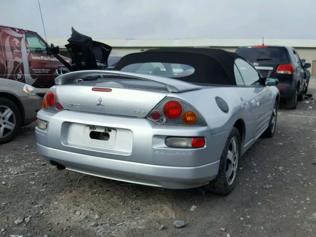 4A3AE45G84E125871 - 2004 MITSUBISHI ECLIPSE SP SILVER photo 4