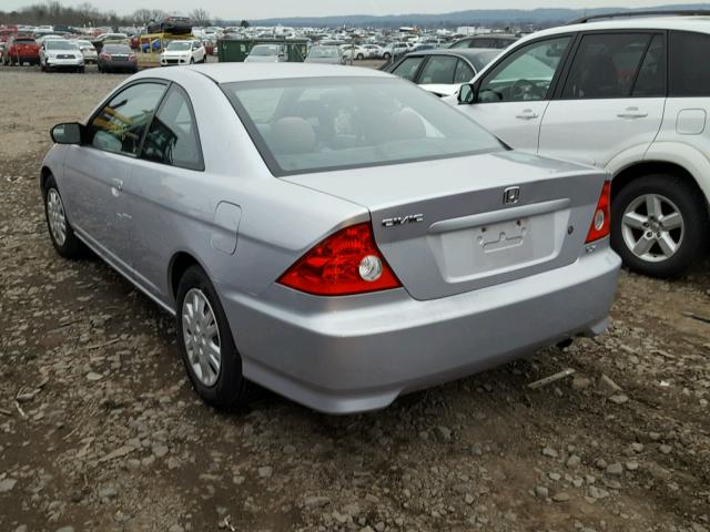 1HGEM21525L078528 - 2005 HONDA CIVIC LX SILVER photo 3