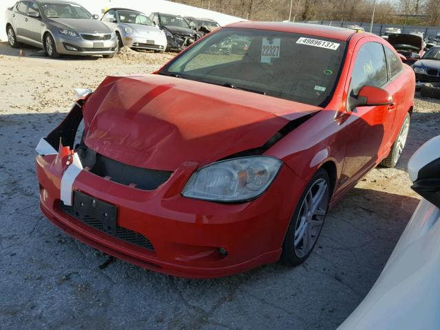 1G1AG1FX6A7160802 - 2010 CHEVROLET COBALT SS RED photo 2