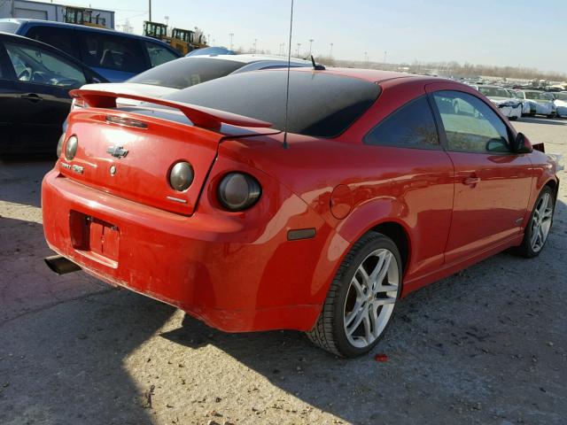 1G1AG1FX6A7160802 - 2010 CHEVROLET COBALT SS RED photo 4