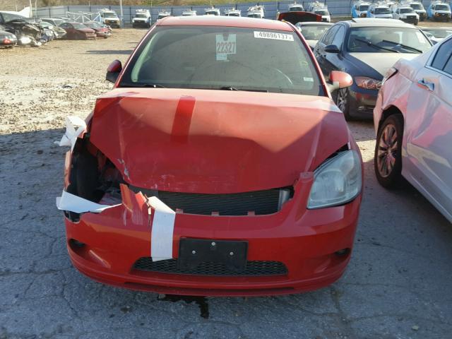 1G1AG1FX6A7160802 - 2010 CHEVROLET COBALT SS RED photo 9