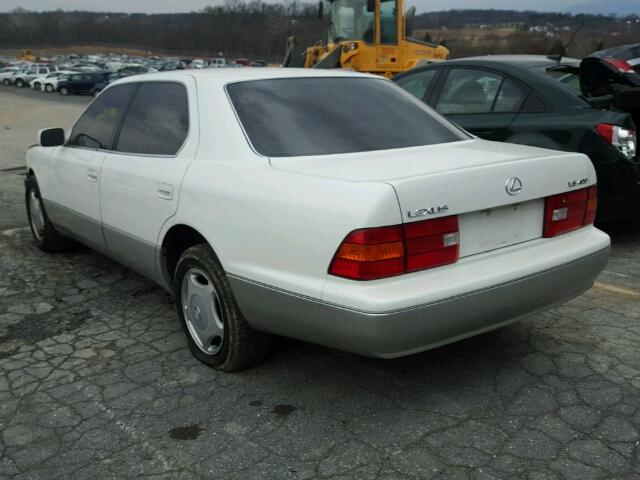 JT8BH28F9Y0173693 - 2000 LEXUS LS 400 WHITE photo 3