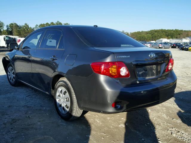 1NXBU4EE4AZ219056 - 2010 TOYOTA COROLLA BA GRAY photo 3