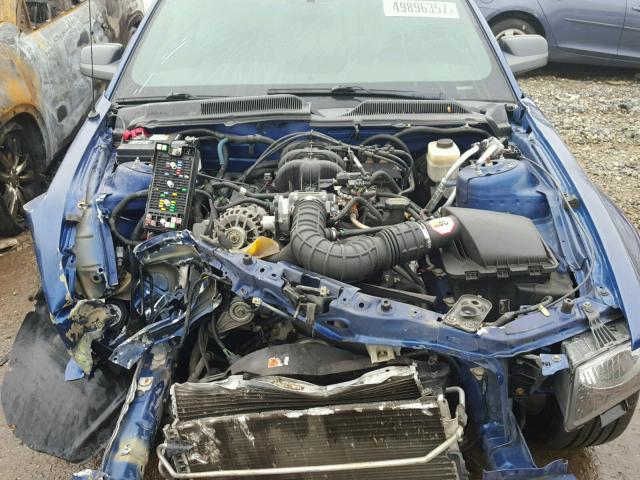 1ZVHT80N675259462 - 2007 FORD MUSTANG BLUE photo 7