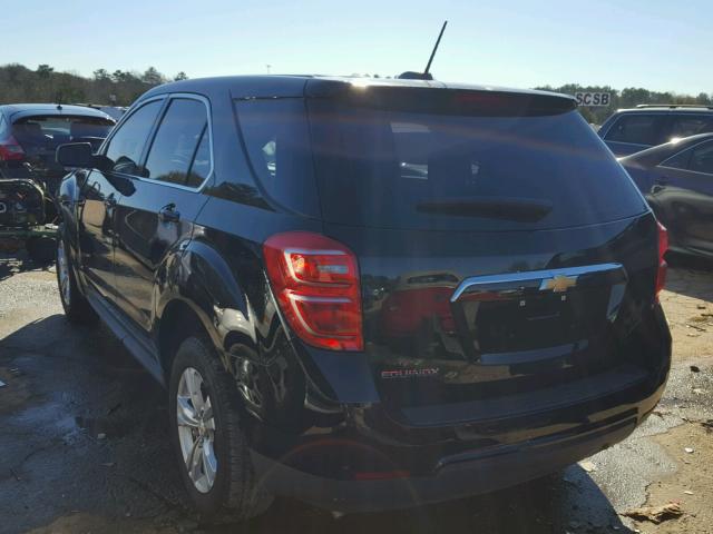 2GNALBEK0H1594517 - 2017 CHEVROLET EQUINOX LS BLACK photo 3