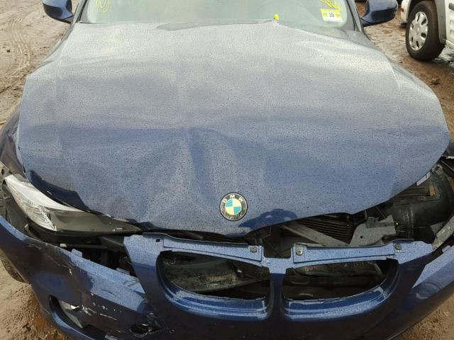 WBAPK5C54BF125447 - 2011 BMW 328 XI SUL BLUE photo 7