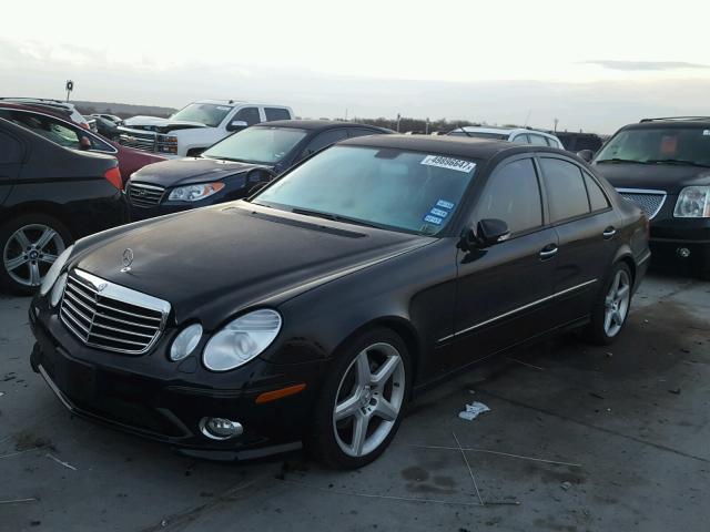 WDBUF56X79B373120 - 2009 MERCEDES-BENZ E 350 BLACK photo 2