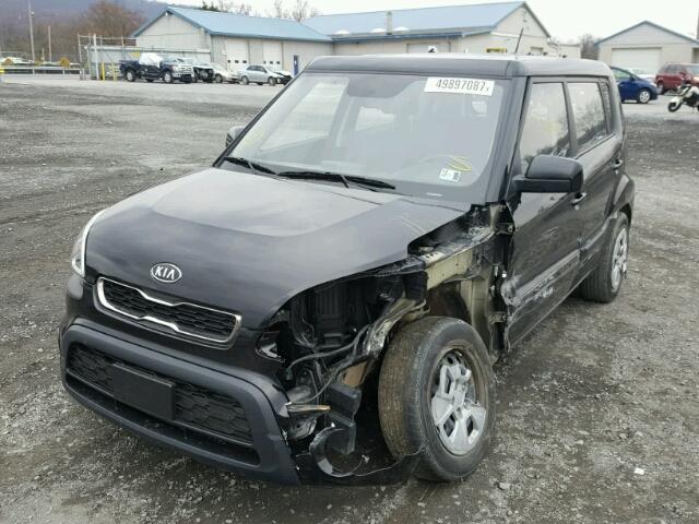 KNDJT2A59D7606752 - 2013 KIA SOUL BLACK photo 2