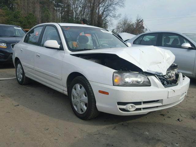 KMHDN46DX4U721487 - 2004 HYUNDAI ELANTRA GL WHITE photo 1