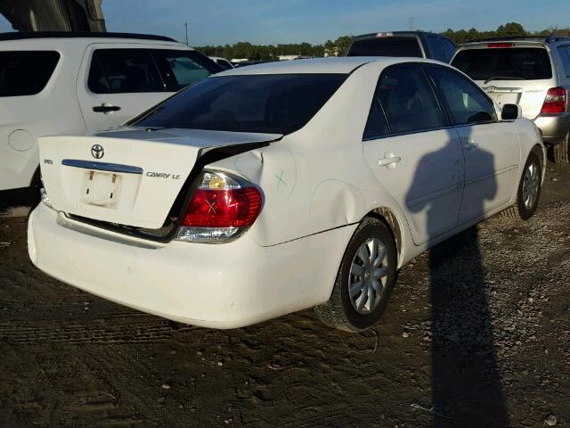 4T1BE32K86U696811 - 2006 TOYOTA CAMRY LE WHITE photo 4