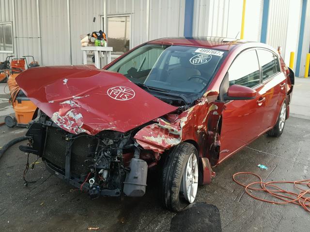 3N1AB61E48L744424 - 2008 NISSAN SENTRA 2.0 MAROON photo 2