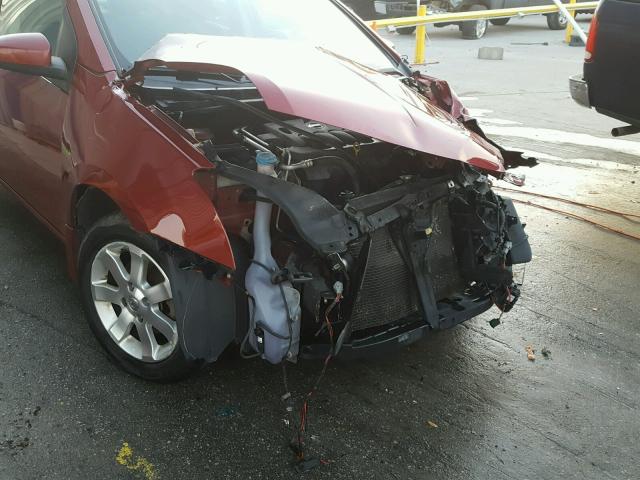 3N1AB61E48L744424 - 2008 NISSAN SENTRA 2.0 MAROON photo 9