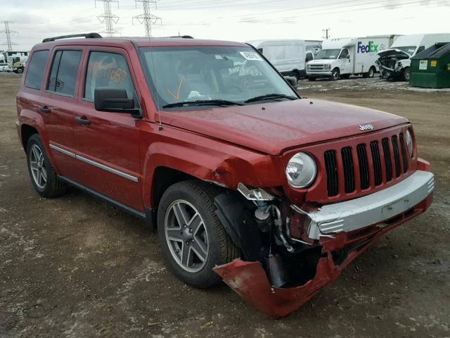 1J8FT48W88D796608 - 2008 JEEP PATRIOT LI RED photo 1