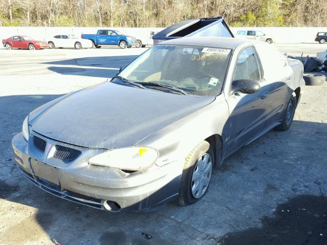 1G2NE52E35M222307 - 2005 PONTIAC GRAND AM S GRAY photo 2