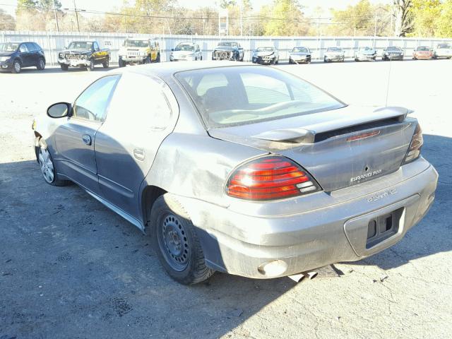 1G2NE52E35M222307 - 2005 PONTIAC GRAND AM S GRAY photo 3