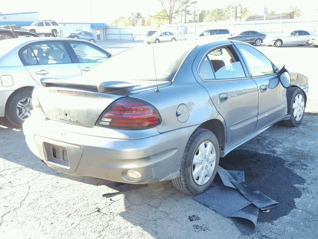 1G2NE52E35M222307 - 2005 PONTIAC GRAND AM S GRAY photo 4