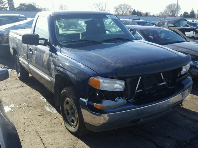 1GTEK14T81E110664 - 2001 GMC NEW SIERRA BLUE photo 1