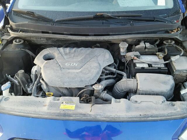 KMHCU5AE0CU025420 - 2012 HYUNDAI ACCENT GLS BLUE photo 7