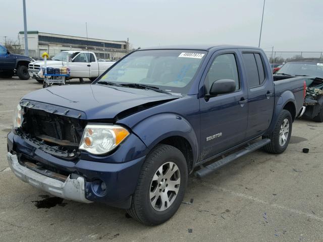 5Z6AD07UX9C414479 - 2009 SUZUKI EQUATOR BA BLUE photo 2