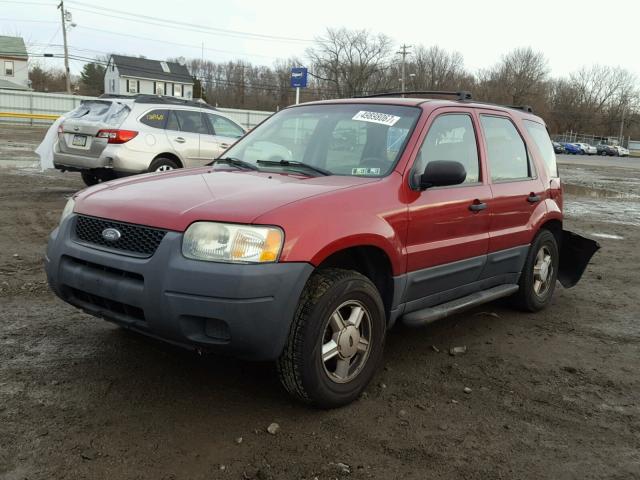 1FMYU92173KE16567 - 2003 FORD ESCAPE XLS BURGUNDY photo 2