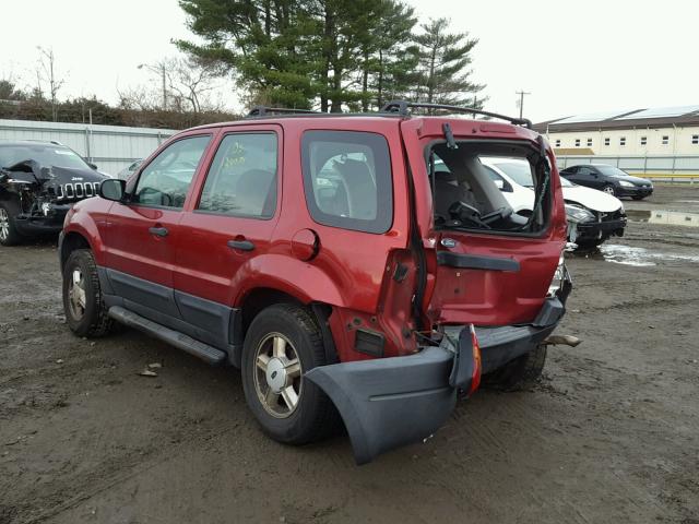 1FMYU92173KE16567 - 2003 FORD ESCAPE XLS BURGUNDY photo 3