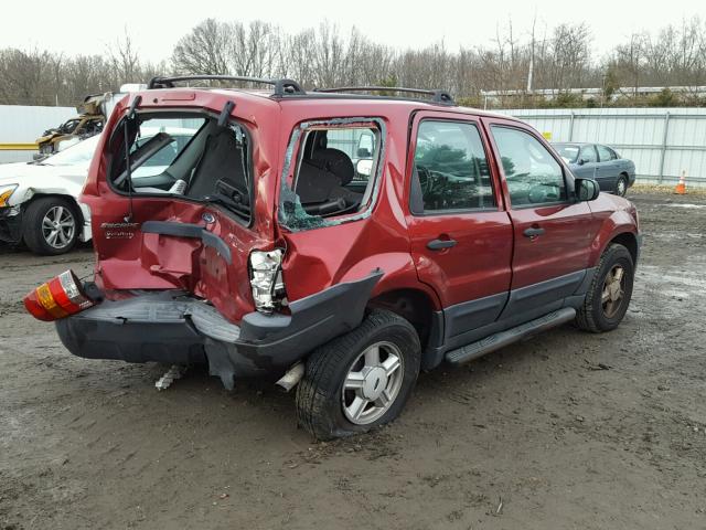 1FMYU92173KE16567 - 2003 FORD ESCAPE XLS BURGUNDY photo 4