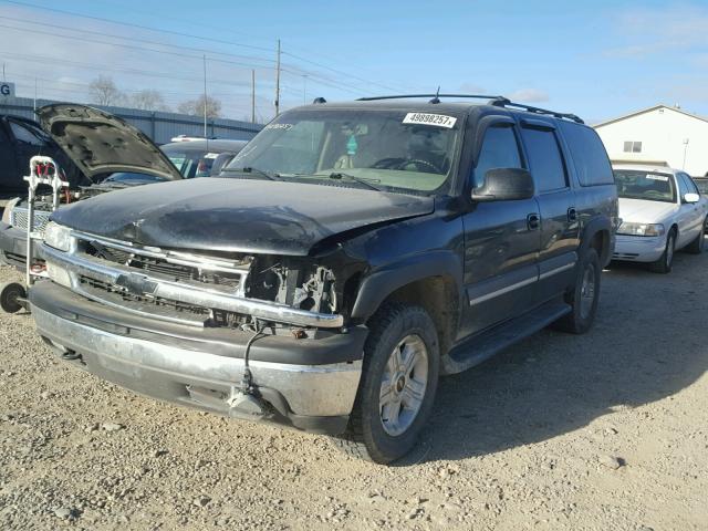 1GNFK16Z65J146802 - 2005 CHEVROLET SUBURBAN K BLACK photo 2