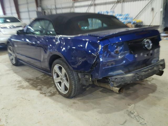 1ZVBP8FF4D5251141 - 2013 FORD MUSTANG GT BLUE photo 3