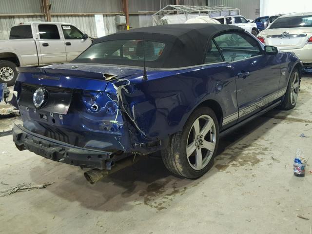 1ZVBP8FF4D5251141 - 2013 FORD MUSTANG GT BLUE photo 4