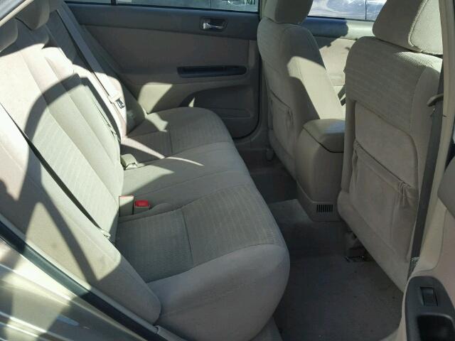 4T1BE32K55U404417 - 2005 TOYOTA CAMRY LE ოქროსფერი ფოტო 6
