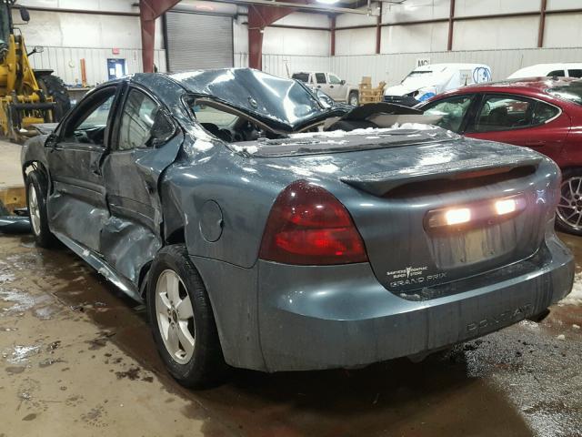 2G2WP552861192654 - 2006 PONTIAC GRAND PRIX BLUE photo 3