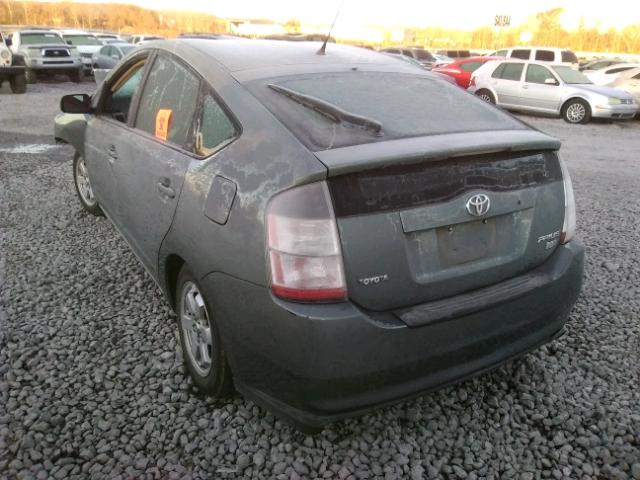 JTDKB20U353095435 - 2005 TOYOTA PRIUS GRAY photo 3