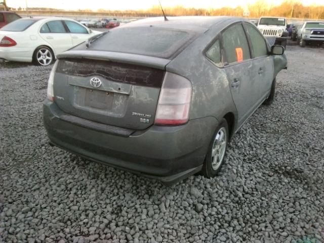 JTDKB20U353095435 - 2005 TOYOTA PRIUS GRAY photo 4