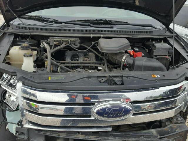 2FMDK3GC2ABB32136 - 2010 FORD EDGE SE BLACK photo 7