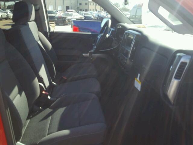 3GCPCREC1JG116396 - 2018 CHEVROLET SILVERADO RED photo 5