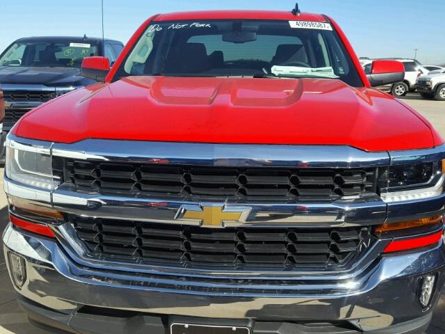 3GCPCREC1JG116396 - 2018 CHEVROLET SILVERADO RED photo 9