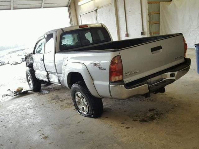 5TEUU42N46Z160476 - 2006 TOYOTA TACOMA ACC SILVER photo 3