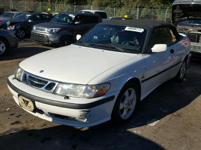 YS3DF78KXY7017267 - 2000 SAAB 9-3 SE WHITE photo 2