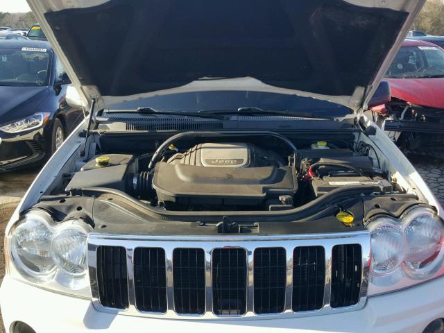 1J4HS58236C317644 - 2006 JEEP GRAND CHER WHITE photo 7