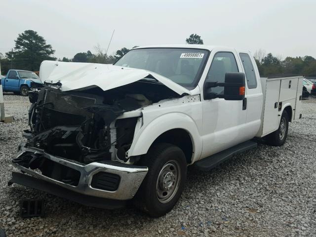 1FD7X2A64FED58833 - 2015 FORD F250 SUPER WHITE photo 2