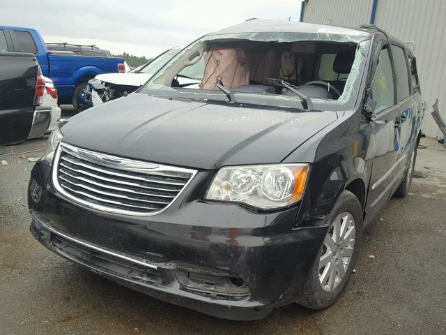 2C4RC1BGXDR779773 - 2013 CHRYSLER TOWN & COU BLACK photo 2