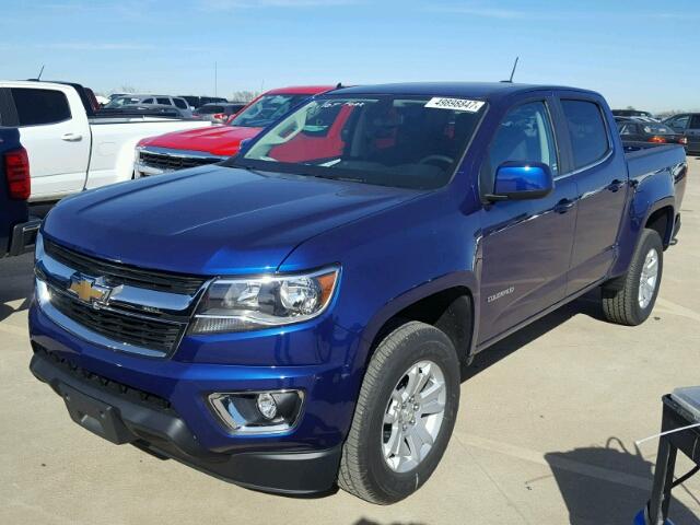 1GCGSCENXH1331690 - 2017 CHEVROLET COLORADO L BLUE photo 2