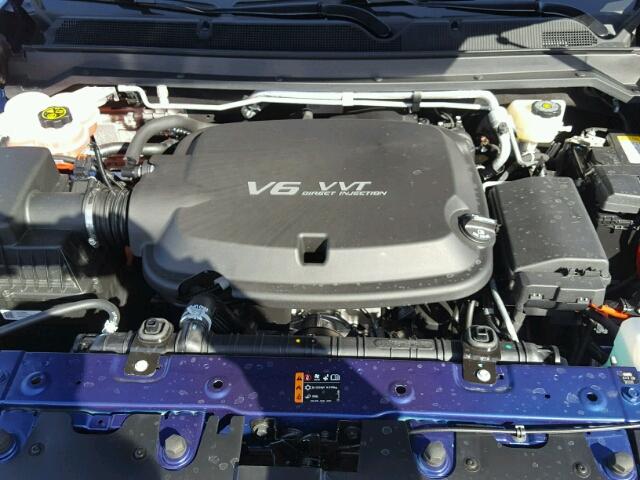 1GCGSCENXH1331690 - 2017 CHEVROLET COLORADO L BLUE photo 7