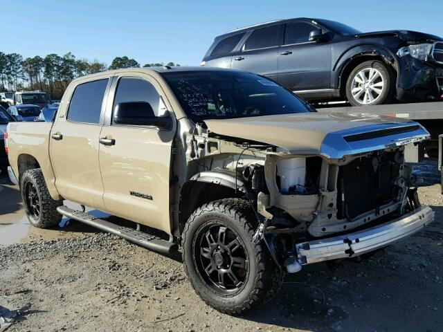 5TFEM5F13HX117758 - 2017 TOYOTA TUNDRA CRE TAN photo 1