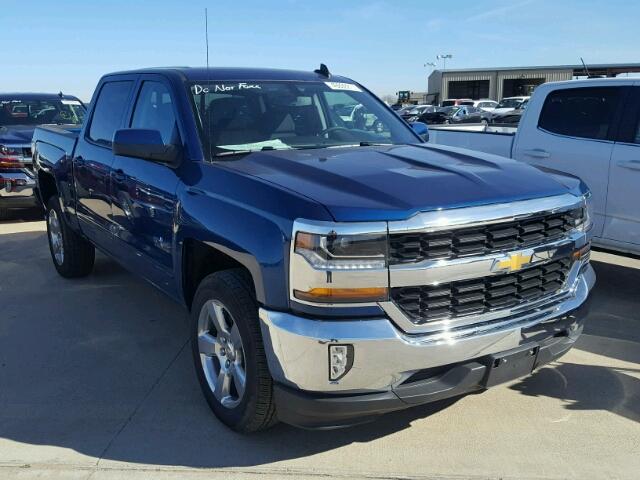 3GCPCREC0JG118687 - 2018 CHEVROLET SILVERADO BLUE photo 1