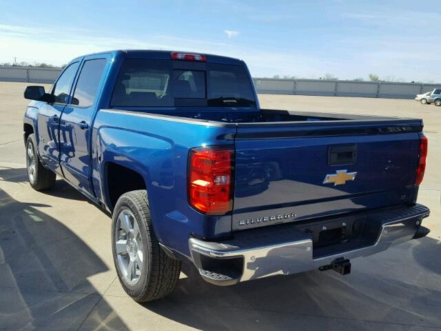 3GCPCREC0JG118687 - 2018 CHEVROLET SILVERADO BLUE photo 3